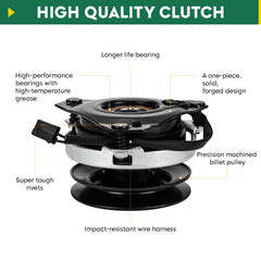 Aeagle clutch mounting holes detail for straightforward bolt-on replacement