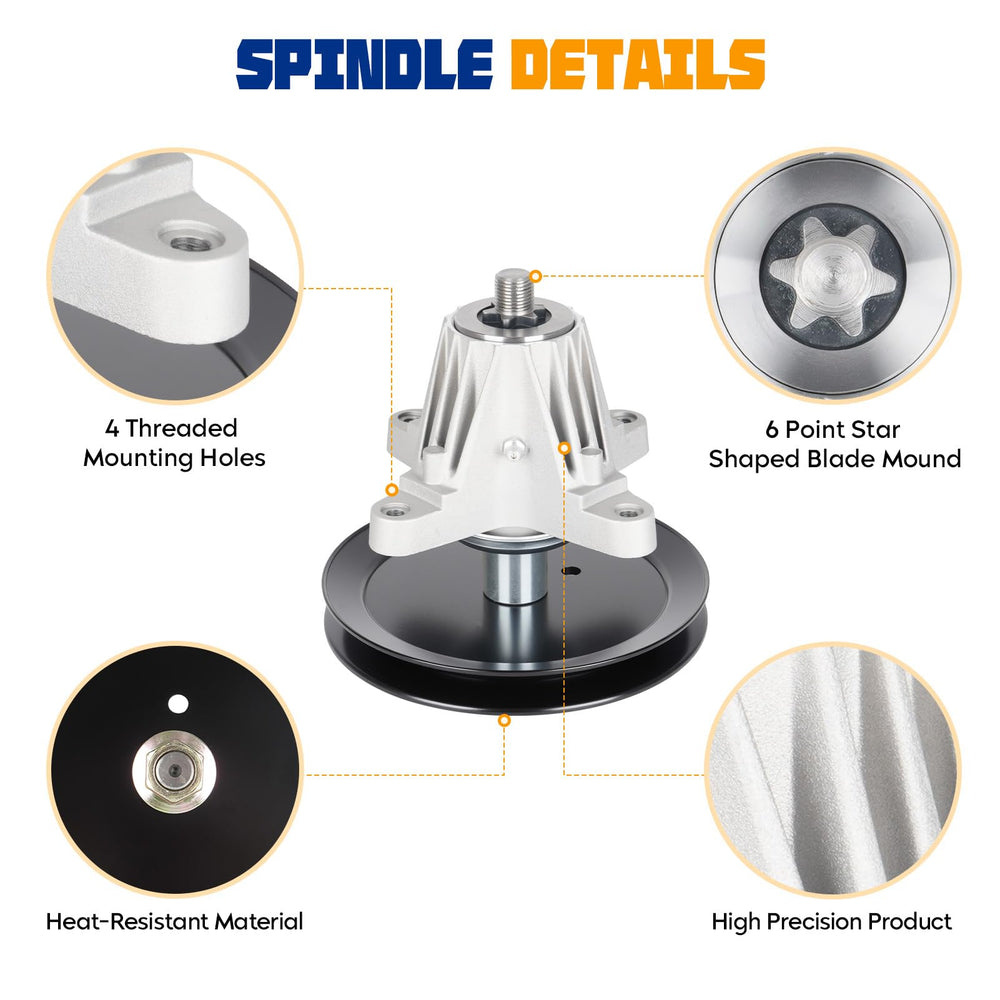 Aeagle two-pack boxed spindles ready for replacement, saving installation time