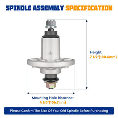 Aeagle spindle side profile demonstrating precise machining