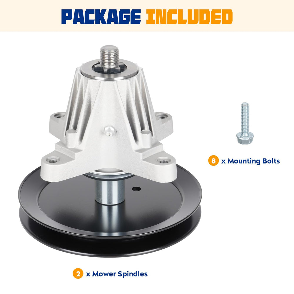 Aeagle spindle next to ruler showing 6.5-inch height for accurate deck geometry