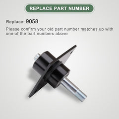 AEFHKM close-up of 5.75 inch center shaft showing precision fit benefit