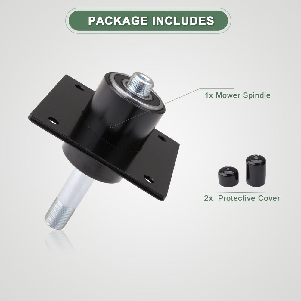 AEFHKM spindle installed with blade demonstrating ready-to-install benefit