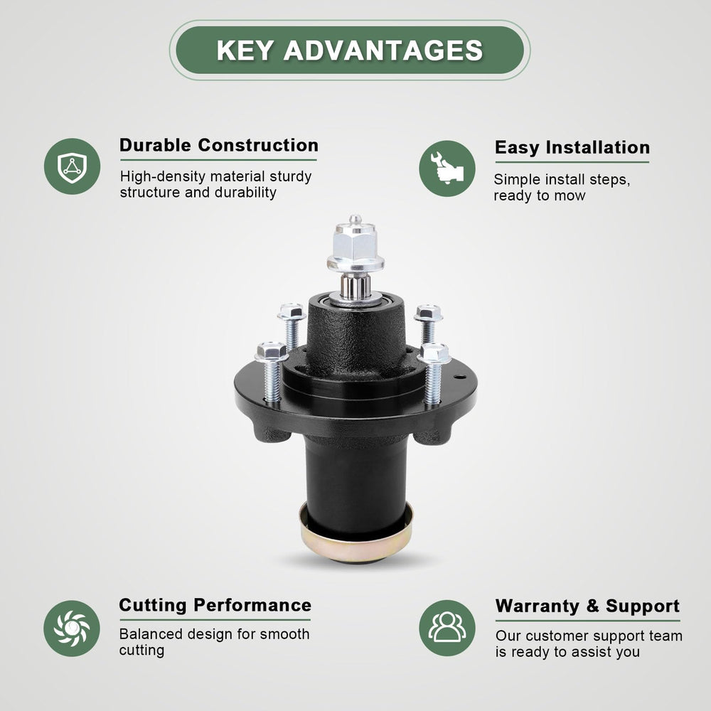 AEFHKM spindle label showing OEM numbers for easy compatibility verification