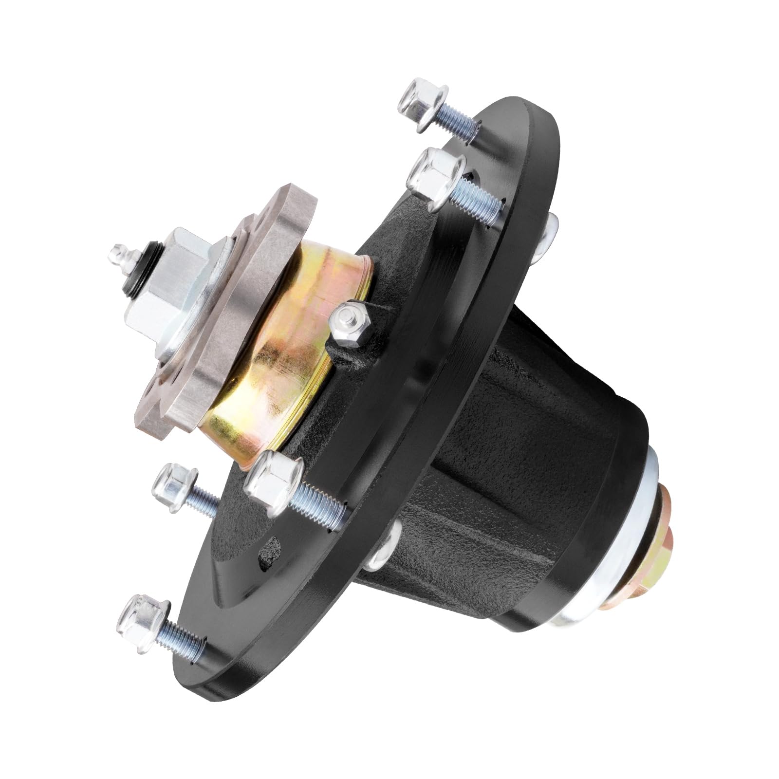 AEFHKM spindle assembly front view showing robust construction and easy replacement