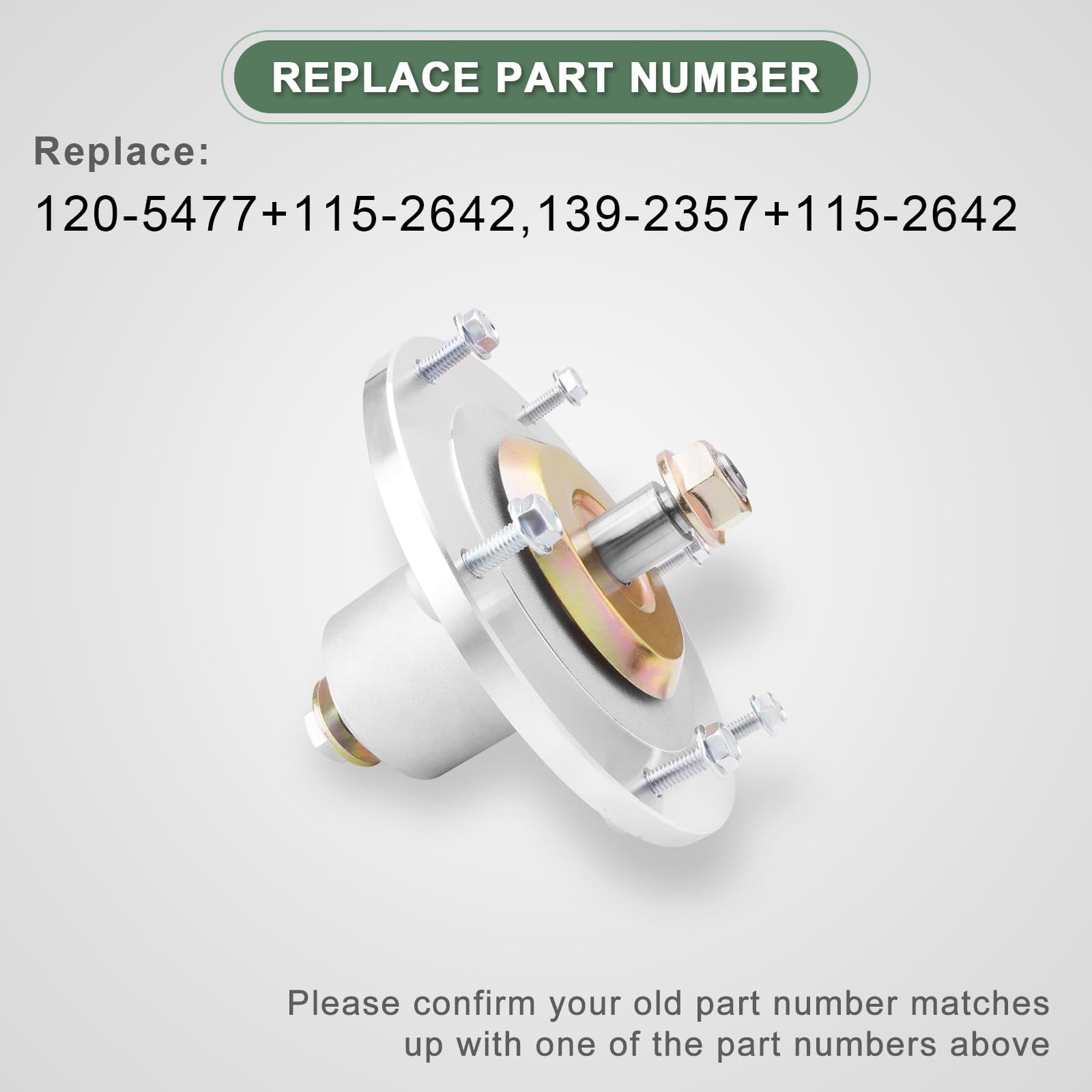 AEFHKM close-up of bearing area highlighting durable metal construction benefit