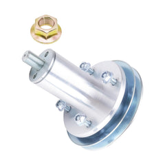 AEFHKM spindle front assembly showing bolt pattern and fit for quick replacement