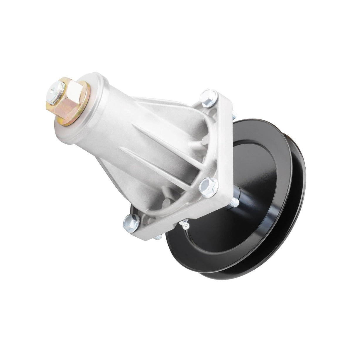 AEFHKM spindle front view showing mounting holes and improved fit