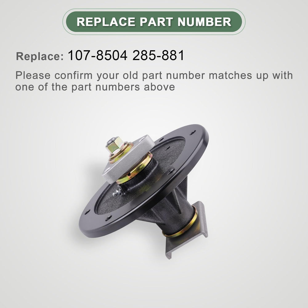 AEFHKM spindle side detail highlighting alloy steel body and durability