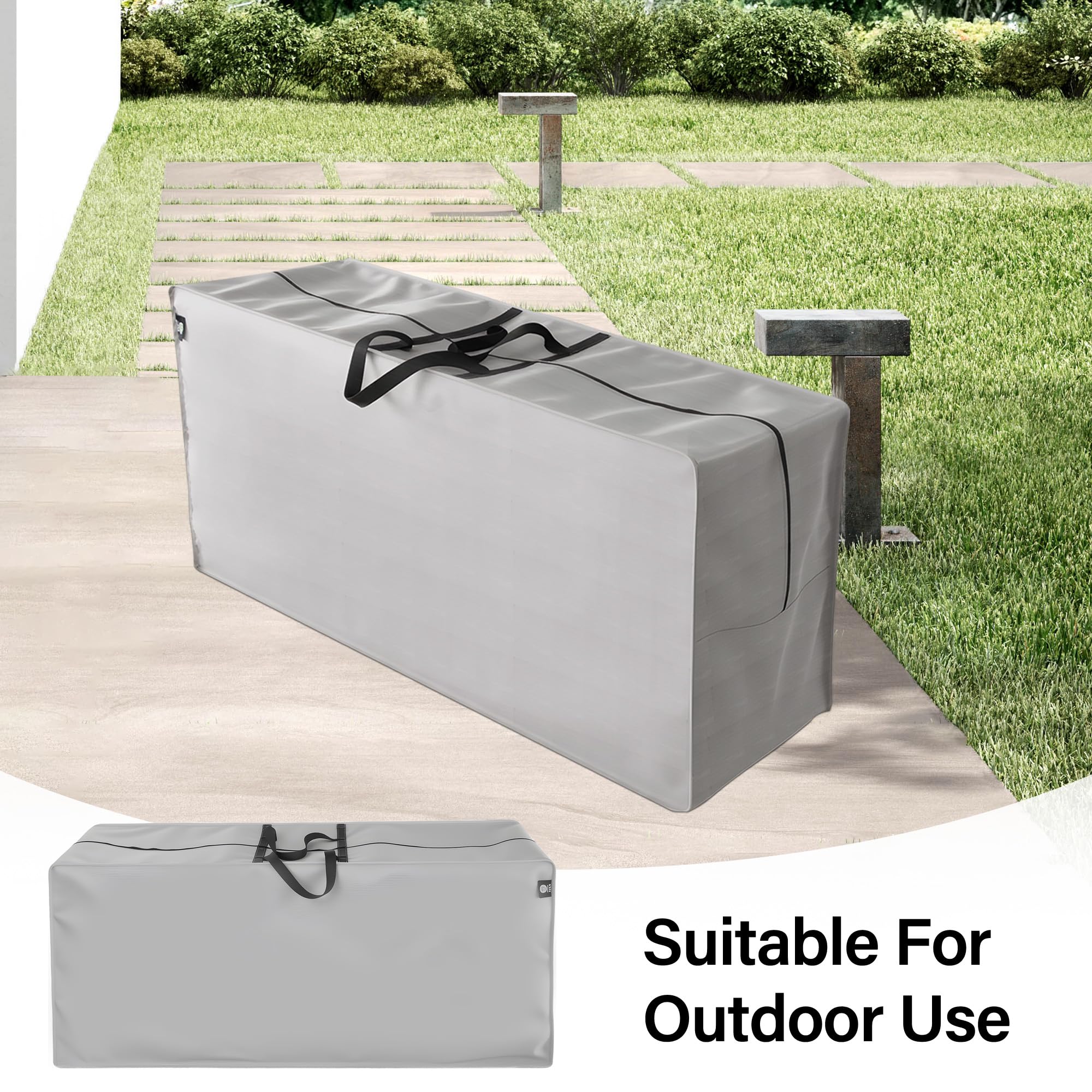 AEGIS COMFORT CARE folded flat for compact offseason storage and space saving