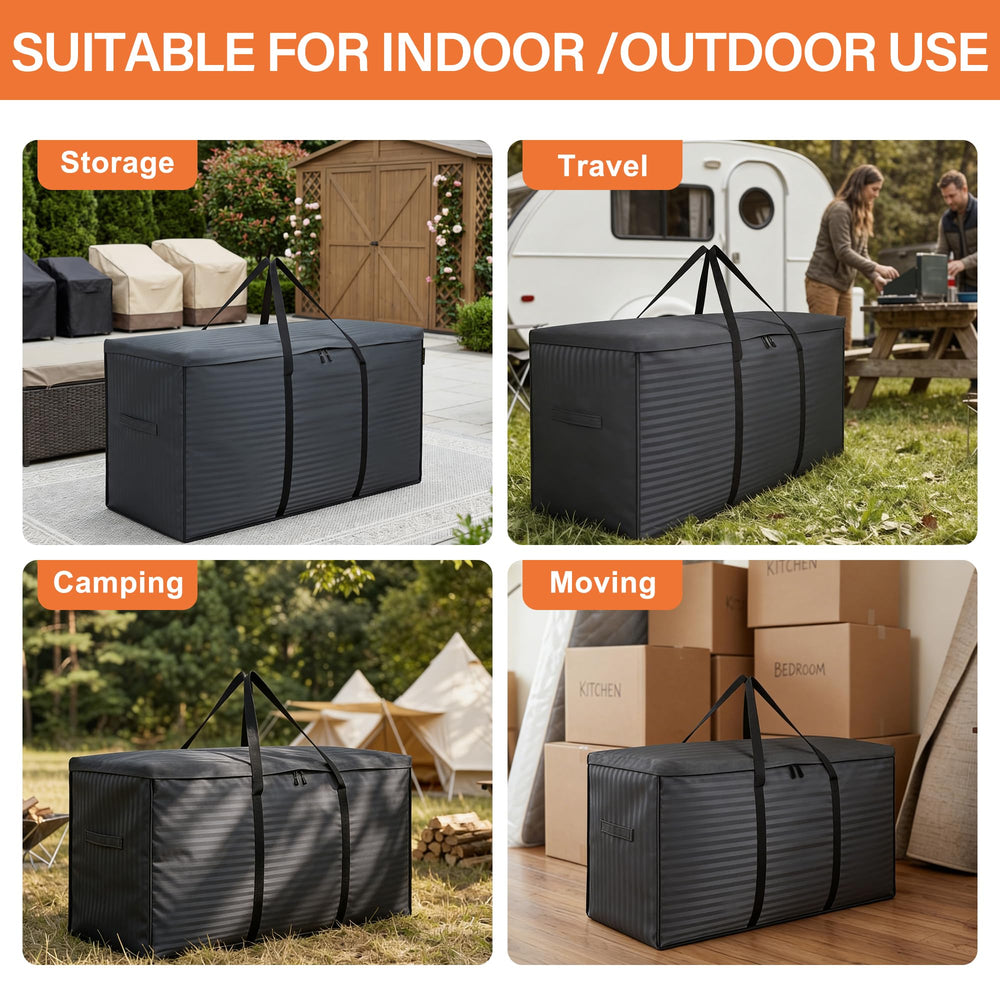 AEGIS COMFORT CARE storage bag beside chair showing 48×16×22 size and scale