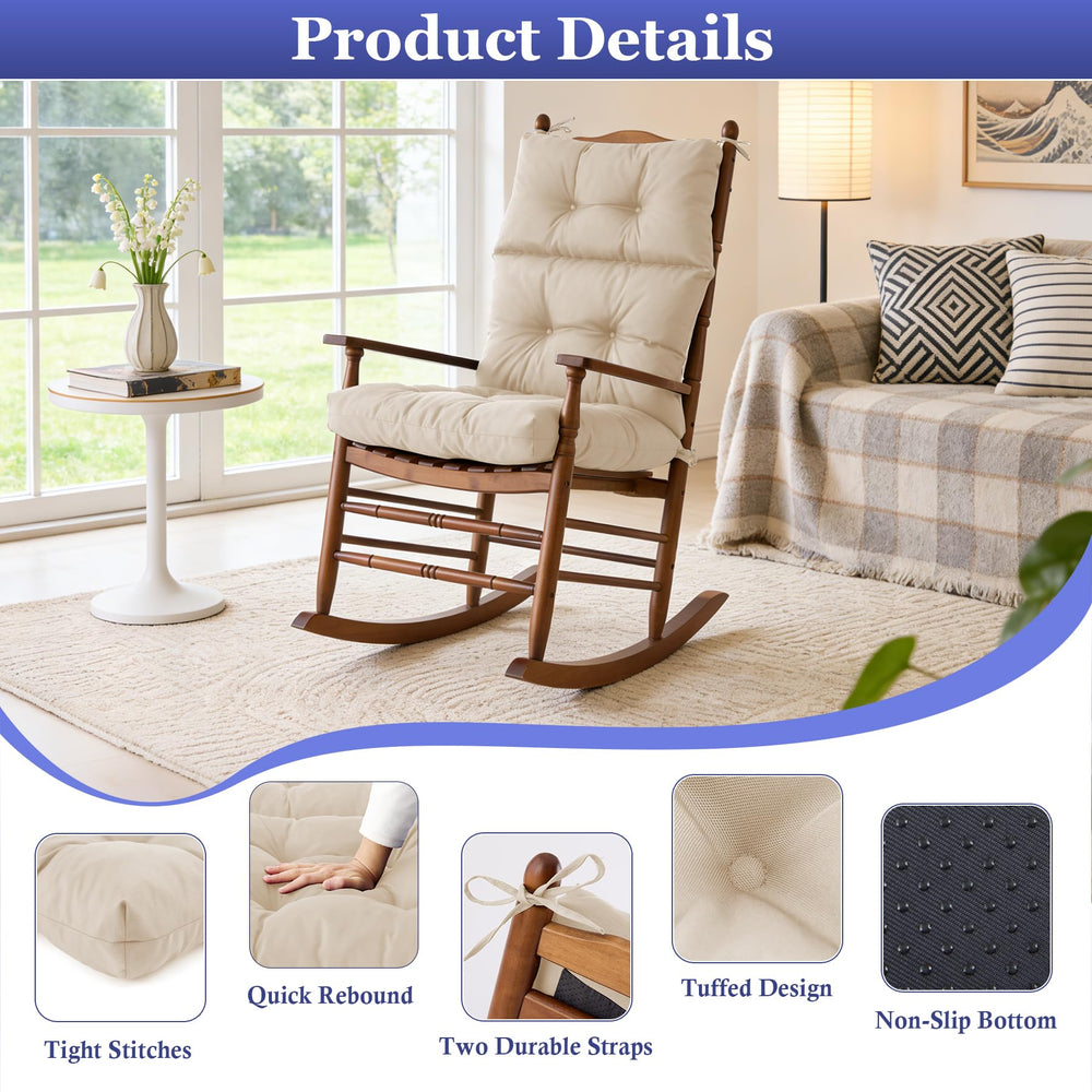 Aegisun on porch rocking chair lifestyle view showing outdoor durability