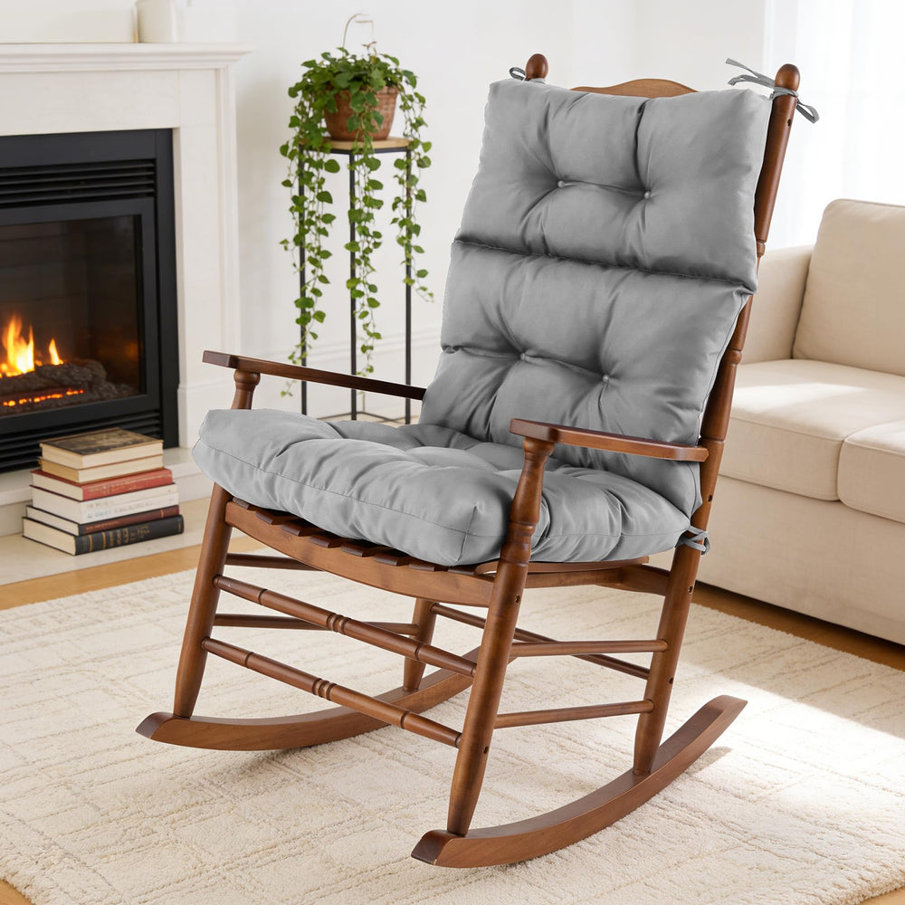 Aegisun front view of full 44x23x4 cushion showing neat one-piece silhouette and comfort