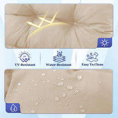 Aegisun detailed tufting and reinforced stitching for even fill distribution