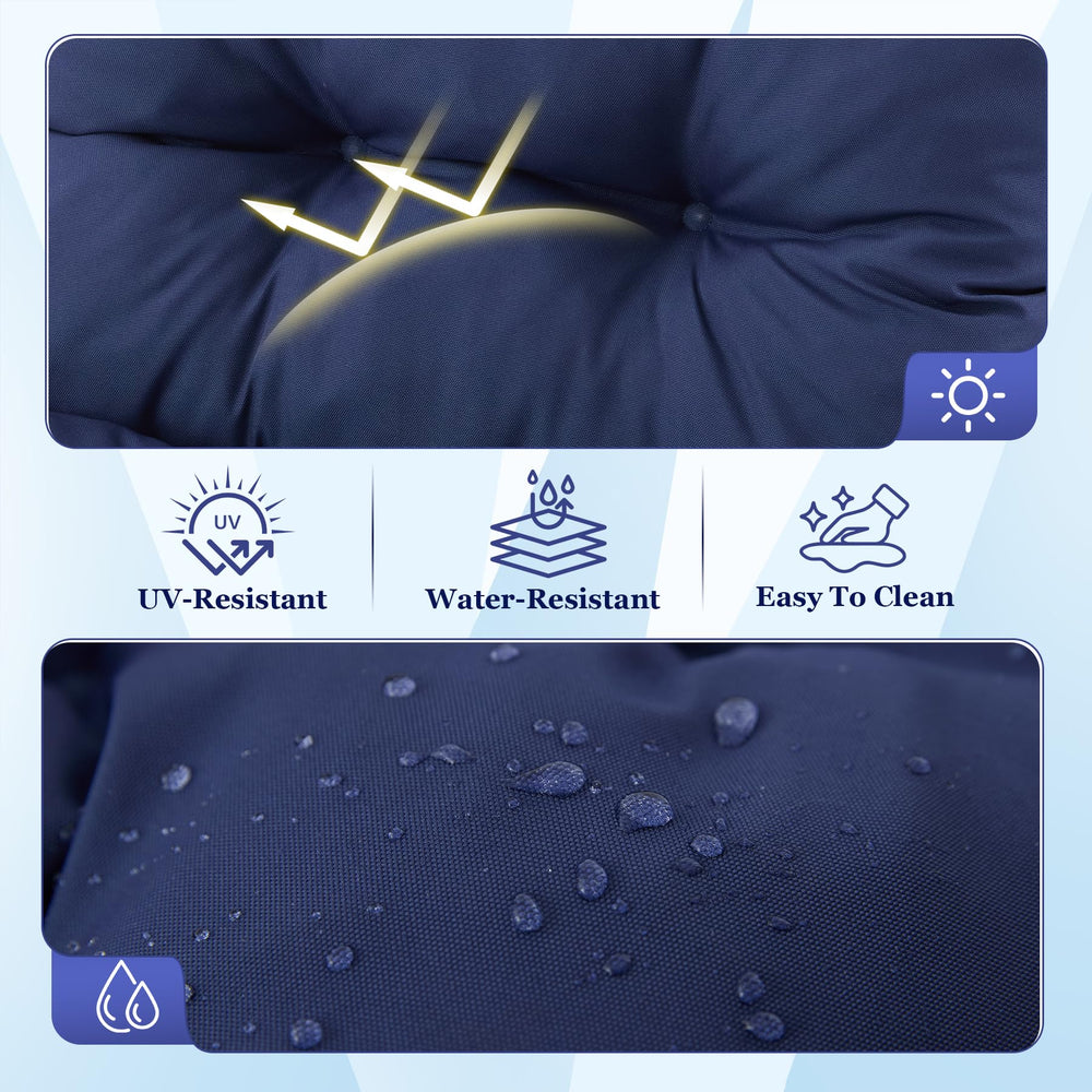 Aegisun tufting and tight stitching detail ensuring even fill distribution and longevity