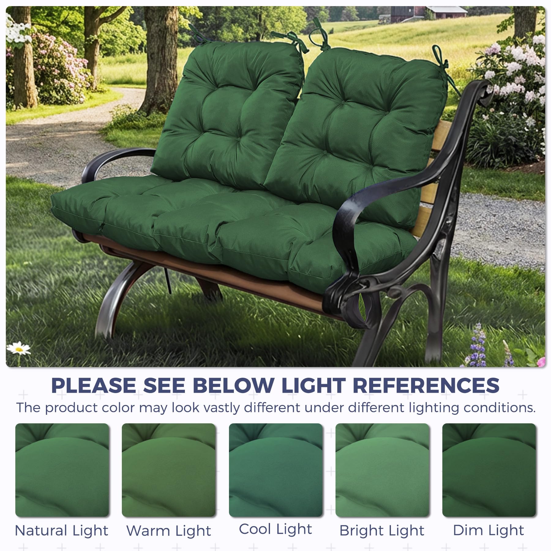 Aegisun U-shaped cushion fitted on a single wicker chair for secure seating