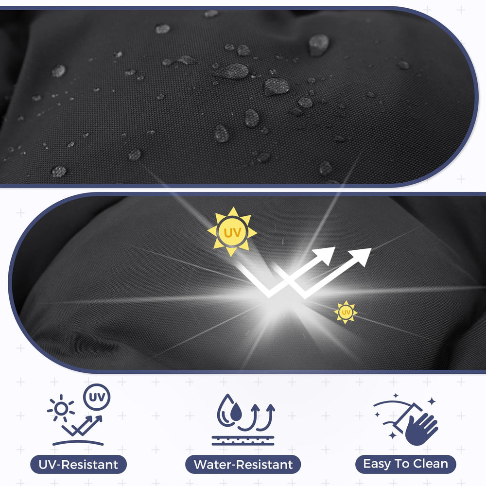 Aegisun fabric back with TPU layer showing waterproof protection