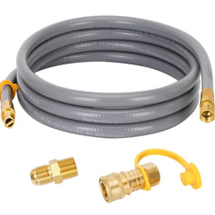 Aekops 15FT hose front view showing full length and fittings for safe hookup