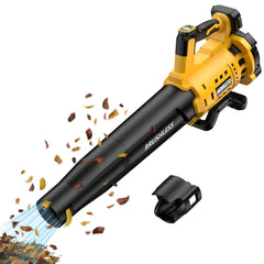 Aenkuto blower front view showing compact design and easy handling benefit