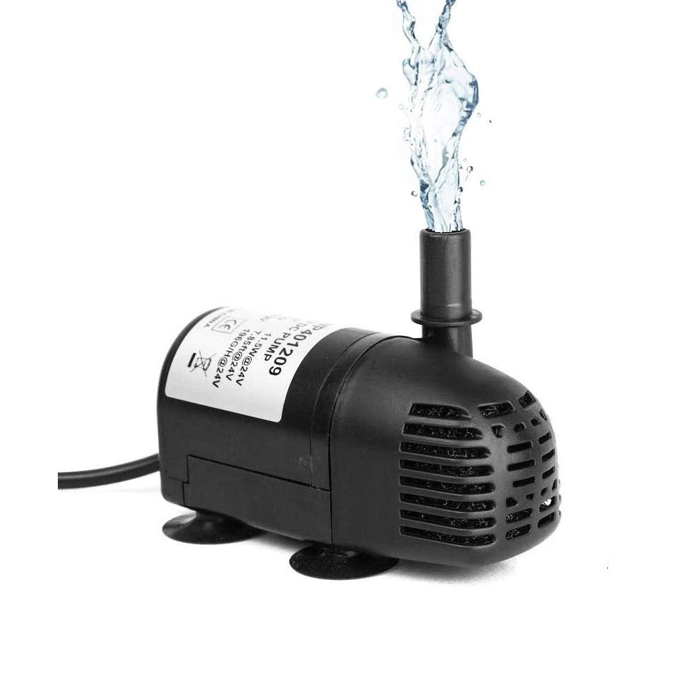 AEO pump front view showing compact design and robust housing benefits durability