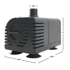 AEO WP50D washable prefilter close-up protecting pump from debris for longevity
