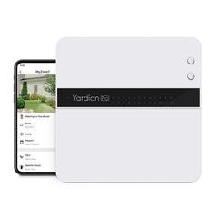 Aeon Matrix Yardian Pro front panel showing zone labels and status, easy identification benefit