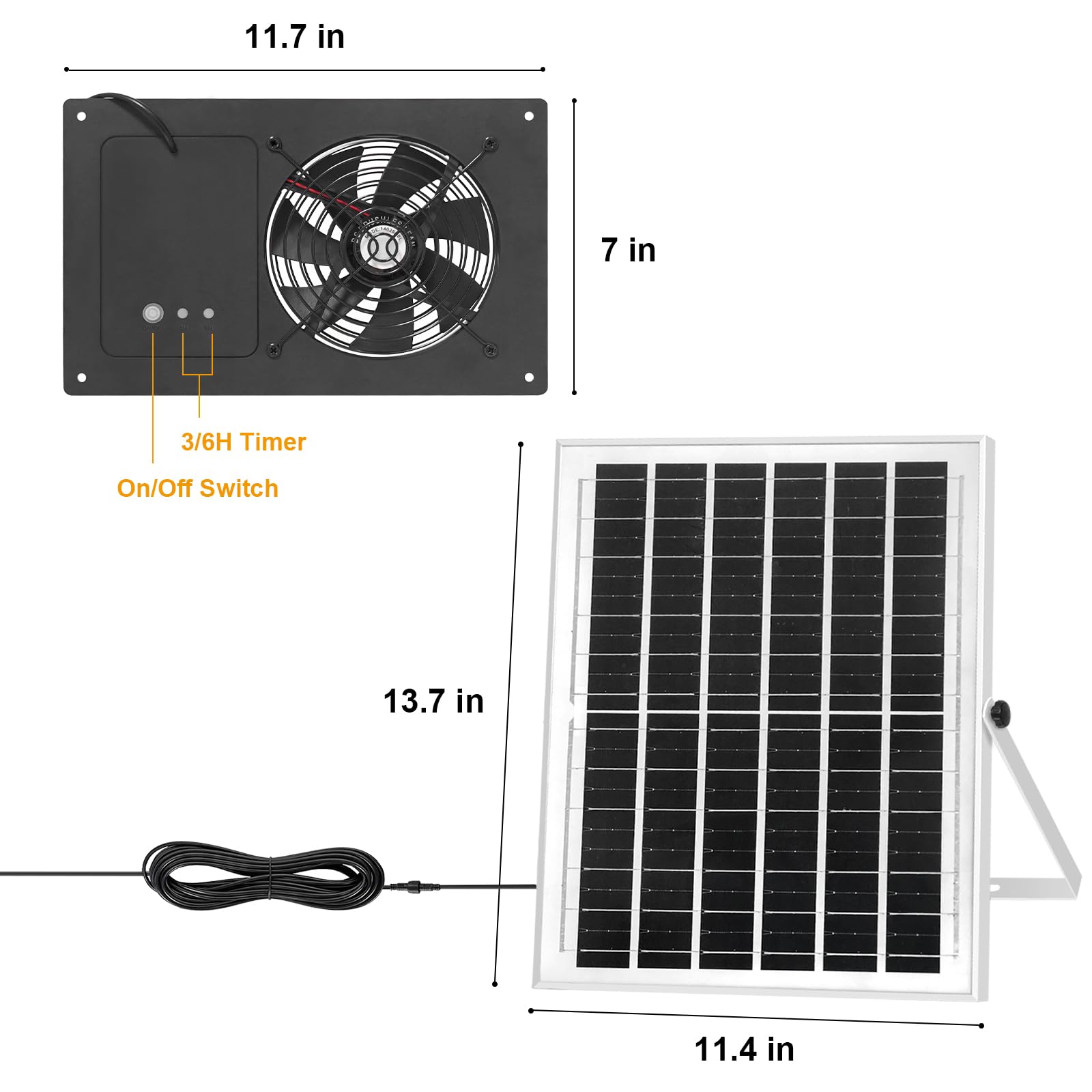 AEQ fan mounted in chicken coop, provides steady ventilation benefit