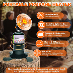 AeriePrecium heater inside thickened storage case with handle for protected transport