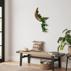AERLO moon planter filled with succulents showing living display benefit and boho style