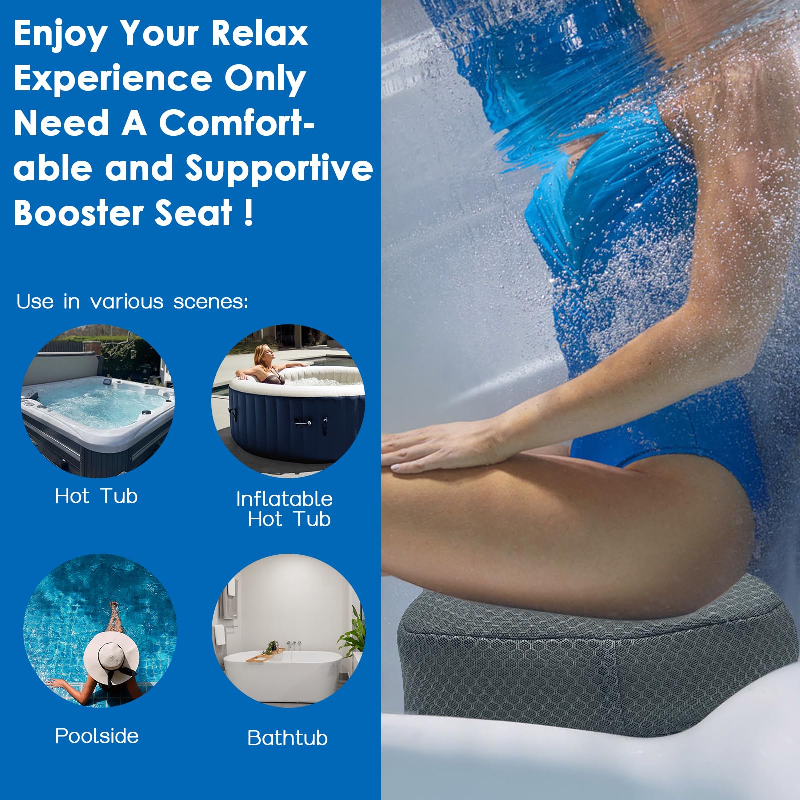 AEROiVi close-up of contoured seat shape for ergonomic support