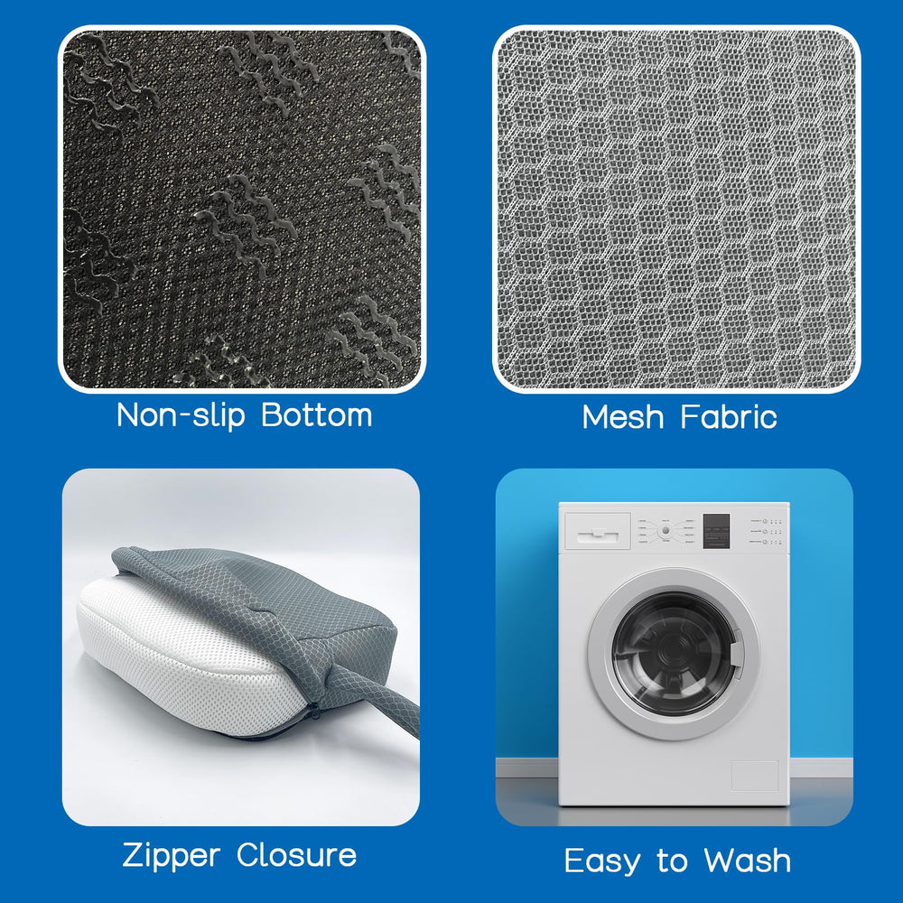 AEROiVi silicone non-slip base gripping tub surface for stability