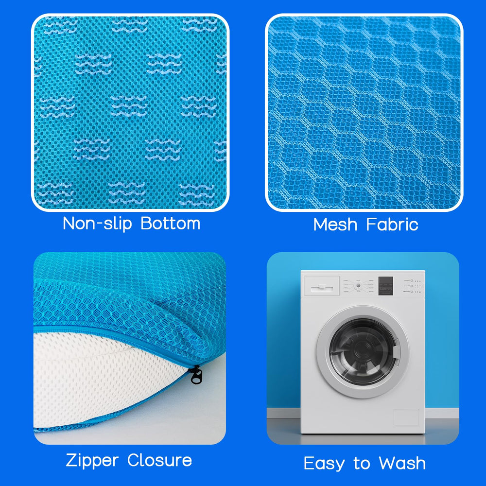 AEROiVi zipper and removable cover for easy machine washing