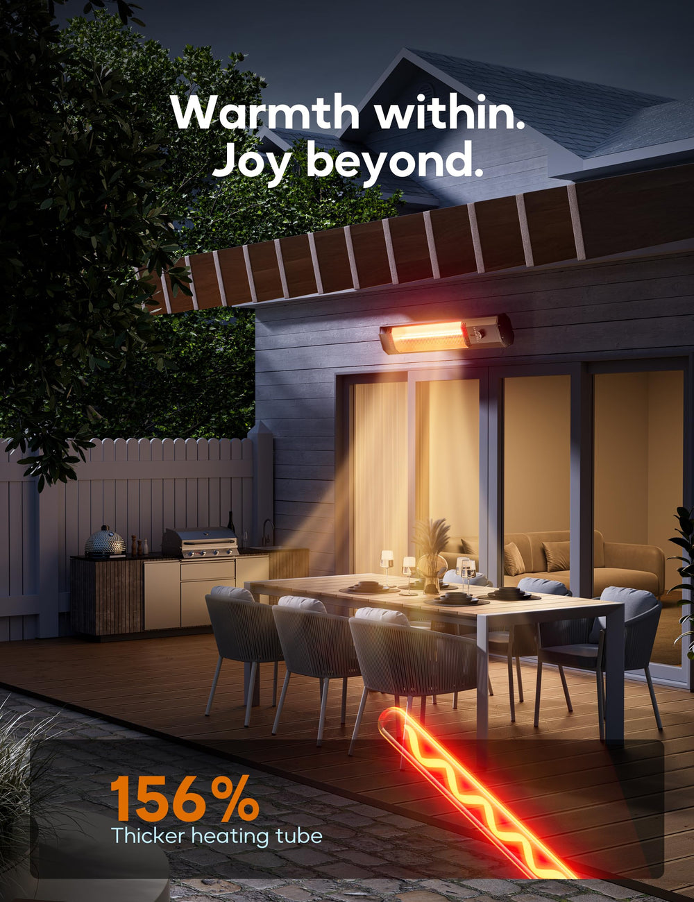 AEROZY remote and accessories displayed for convenient wireless control
