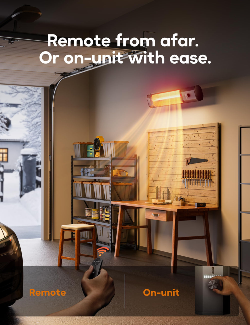 AEROZY side profile highlighting portable handle and transport benefit