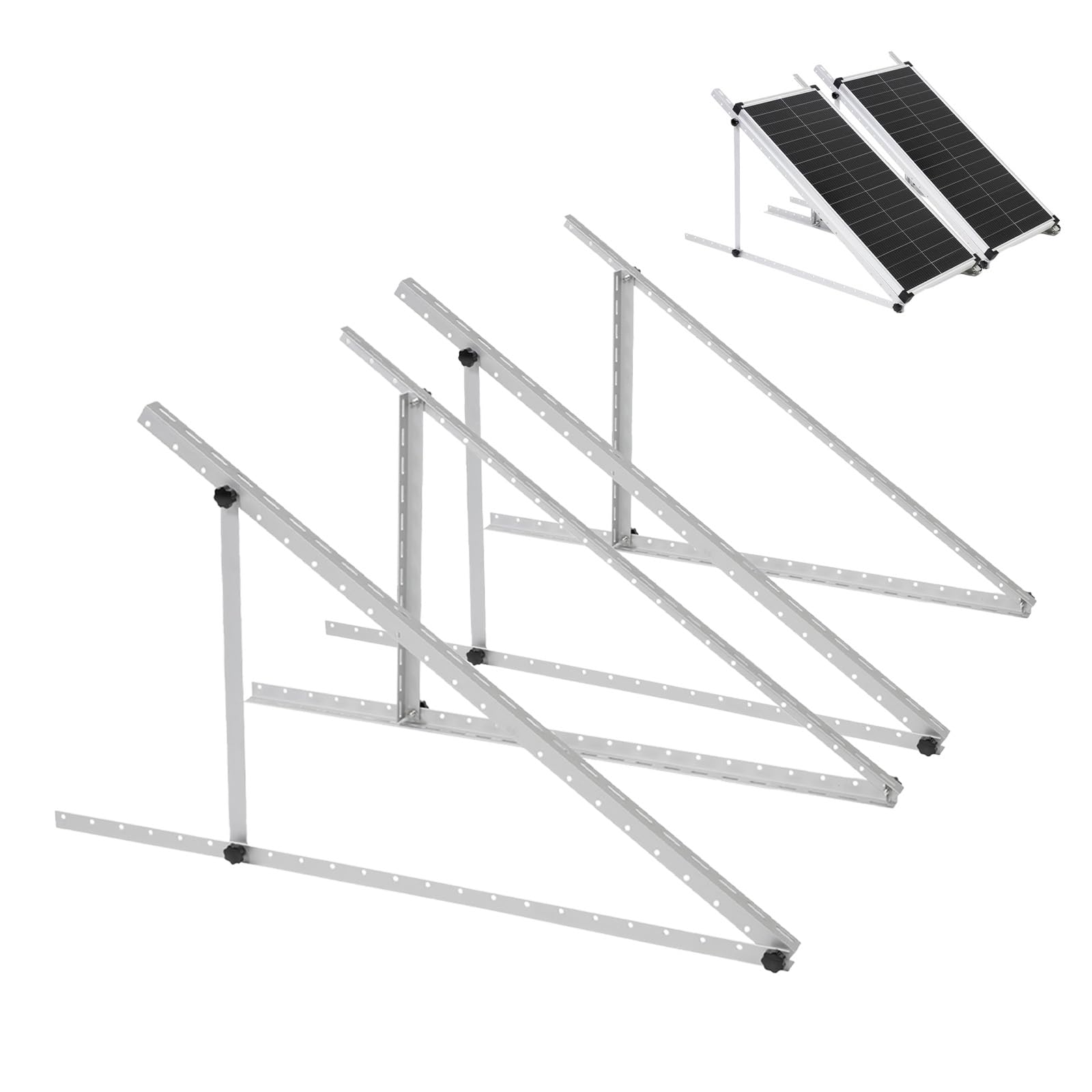 AeternaSol front assembled kit showing stable rooftop mounting benefit