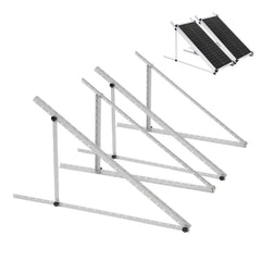 AeternaSol front assembled kit showing stable rooftop mounting benefit