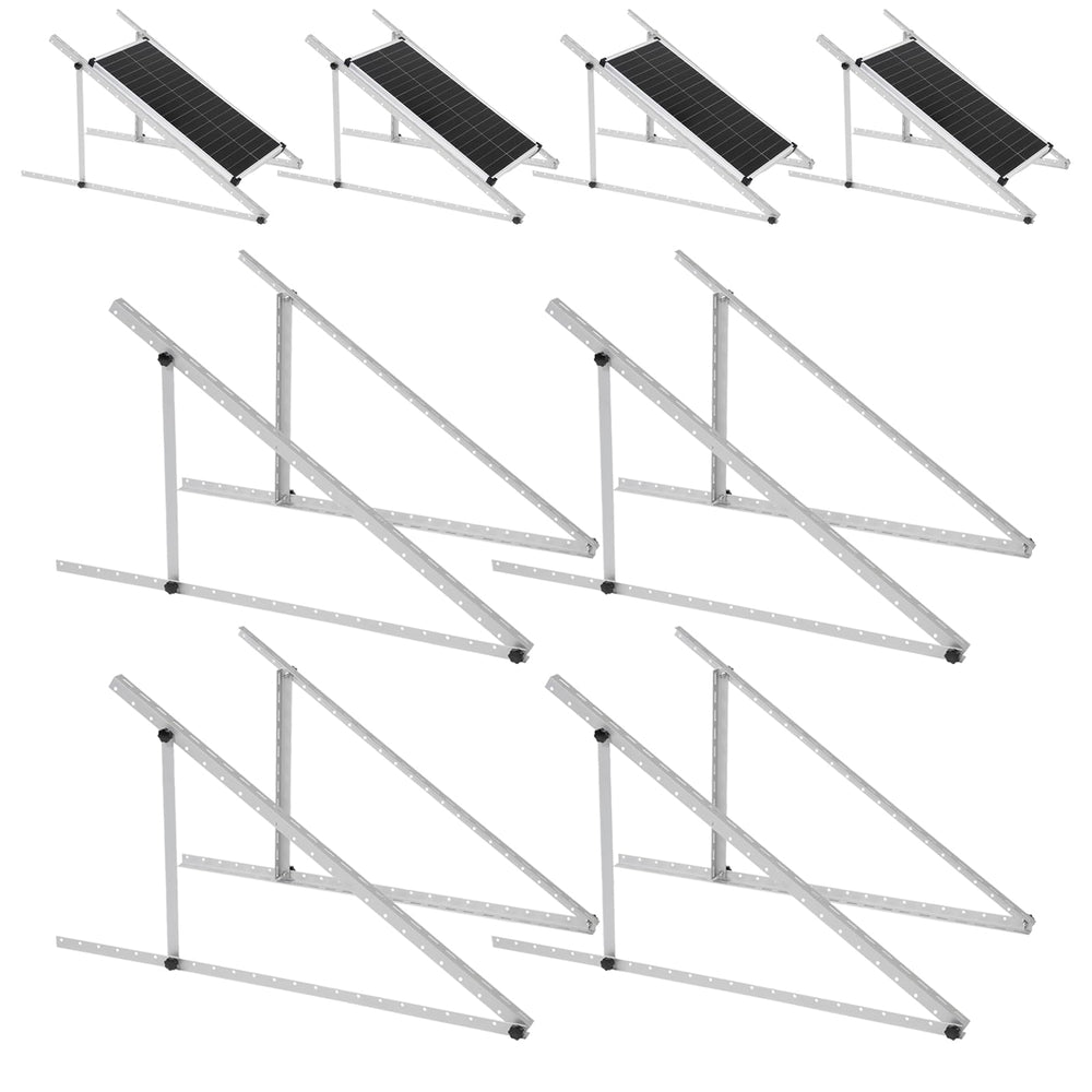 AeternaSol front view of assembled brackets showing stable mounting benefits