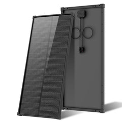 AeternaSol front panel showing clean layout and benefits of compact power