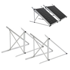 AeternaSol front view of assembled brackets showing sturdy support and easy mounting