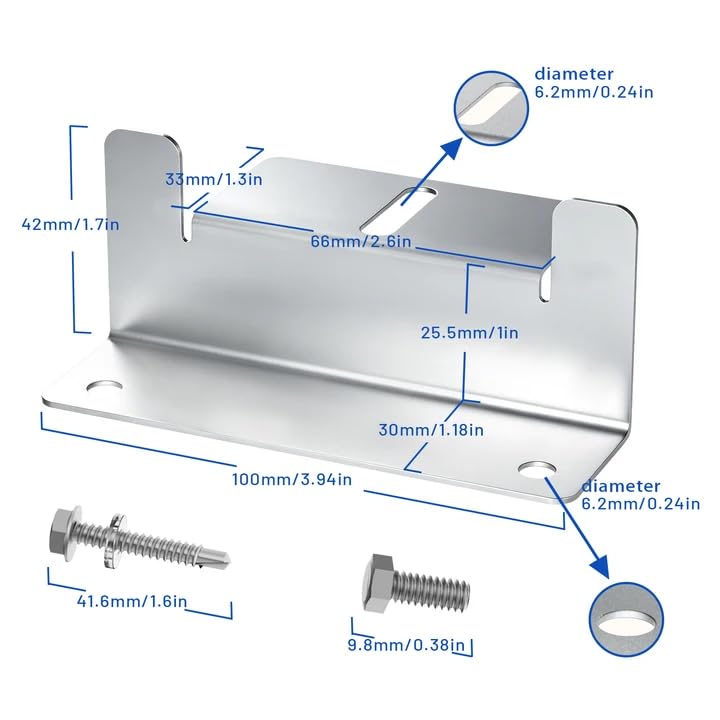 AeternaSol brackets mounted on an RV roof showing secure attachment