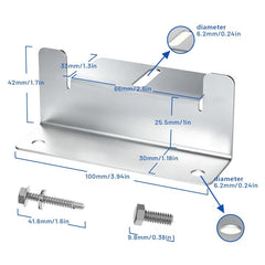 AeternaSol brackets mounted on an RV roof showing secure attachment