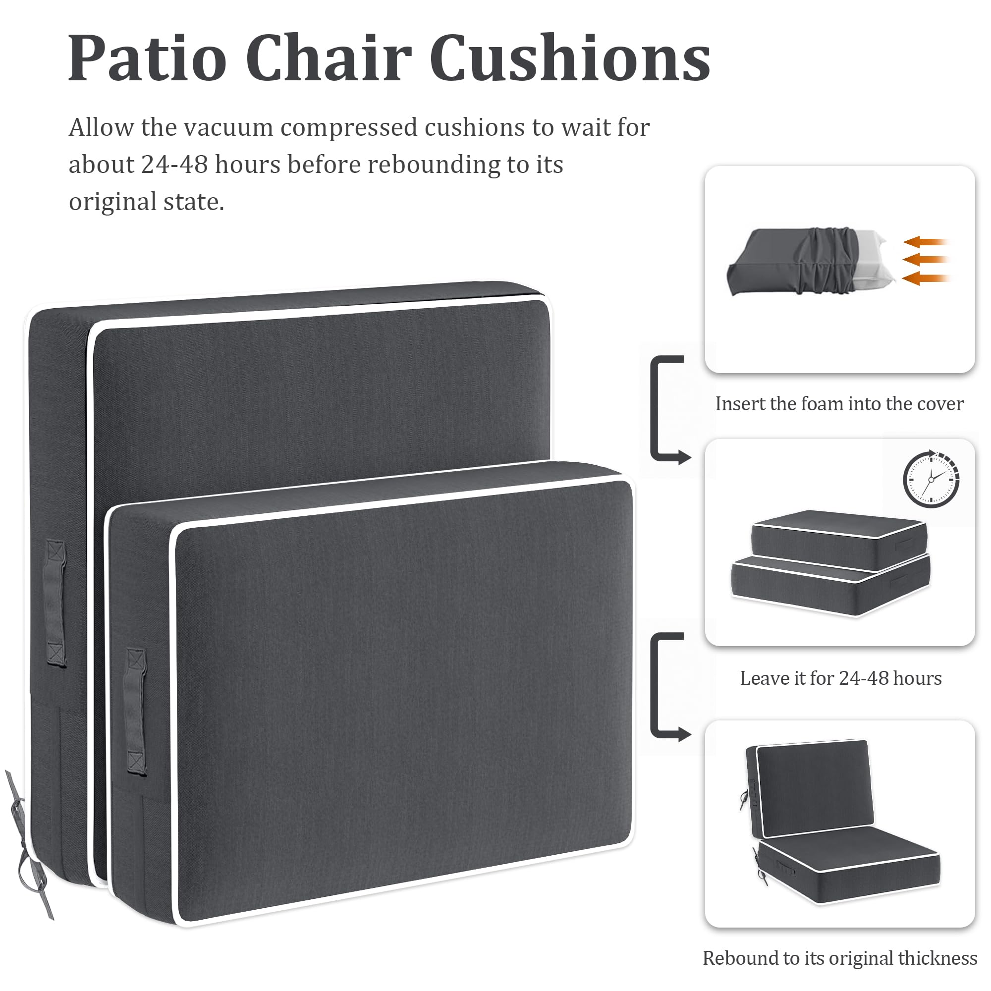 Aevum azn cushions styled on a patio loveseat showcasing durable look in outdoor living