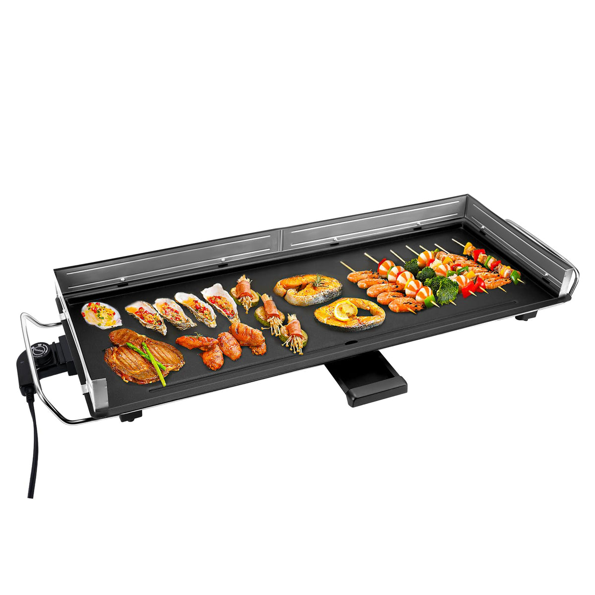 AEWHALE front packaging showing the 35-inch griddle and features, clear product overview
