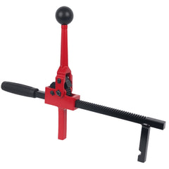 Aezyth front view of fence stretcher showing robust frame and ratchet for dependable pulling