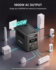 AFERIY compact size beside a backpack showing portability benefit