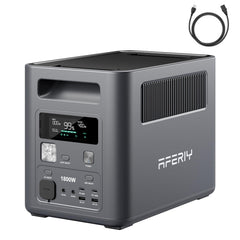 AFERIY front panel showing display and ports for easy control and status
