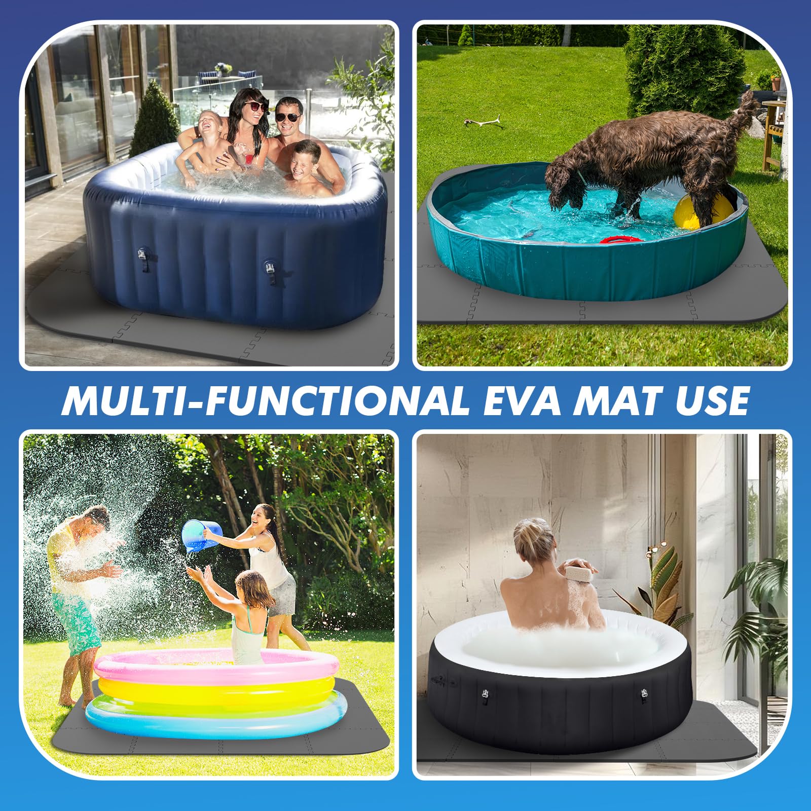 AFFLUENT patio lifestyle setup showing durable outdoor protection benefit
