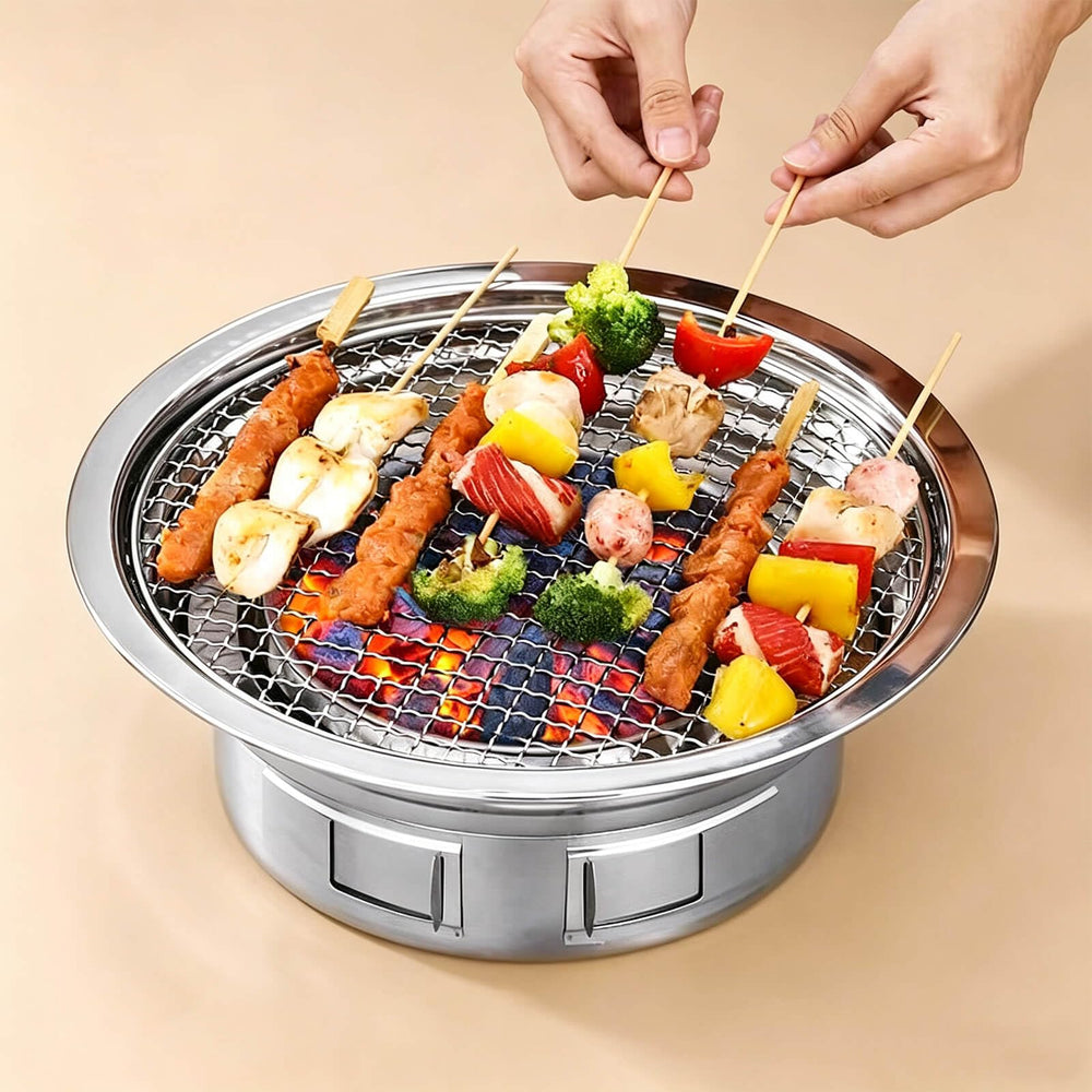 A.F.N.A.L portable grill front packed showing compact portability and readiness