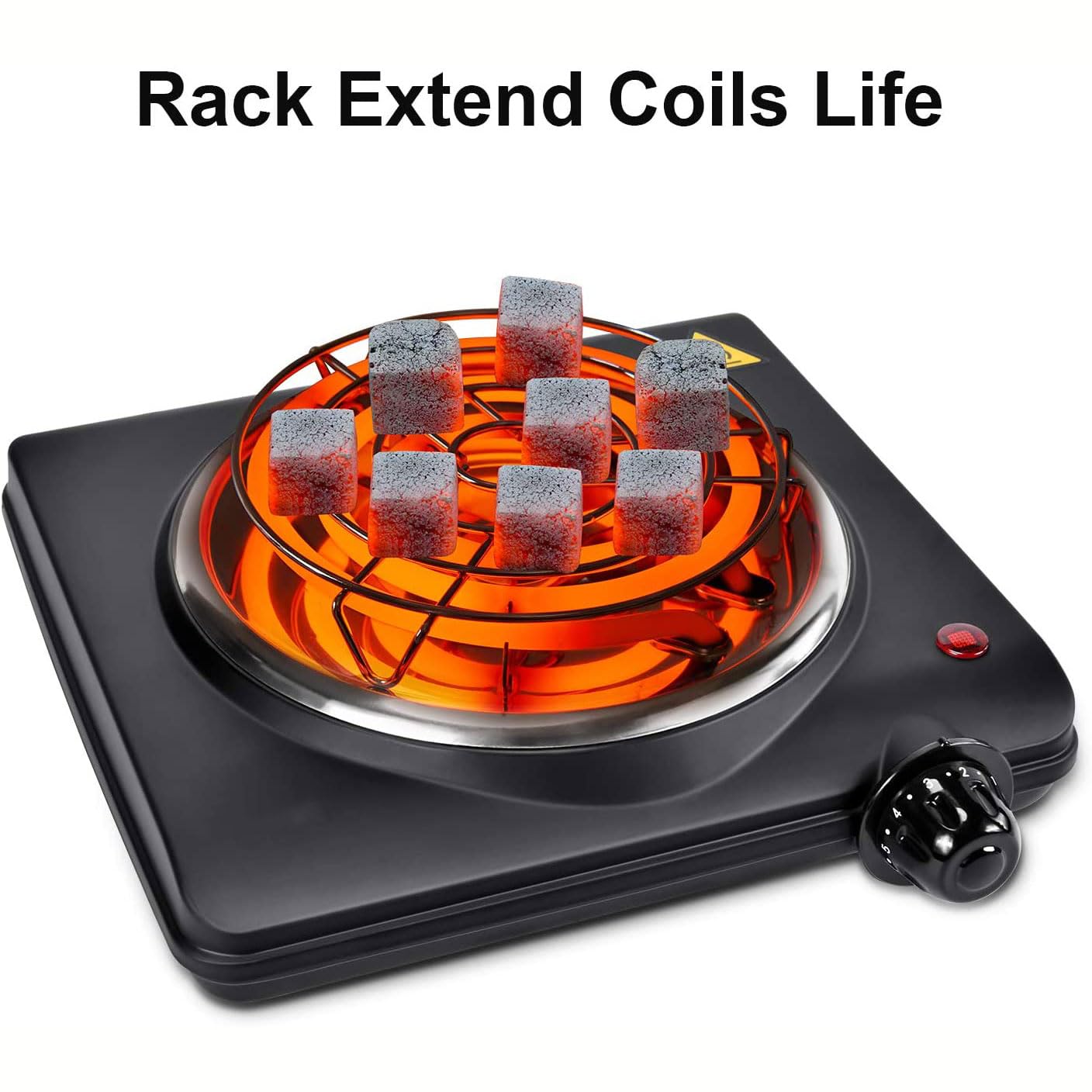 Afoosoo hot plate heating a kettle to boil water quickly and reliably