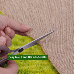 Agfabric burlap close-up of jute weave texture highlighting breathability and durability