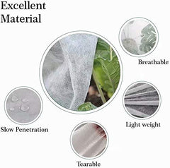 Agfabric close-up of spun polypropylene weave highlighting breathable protection